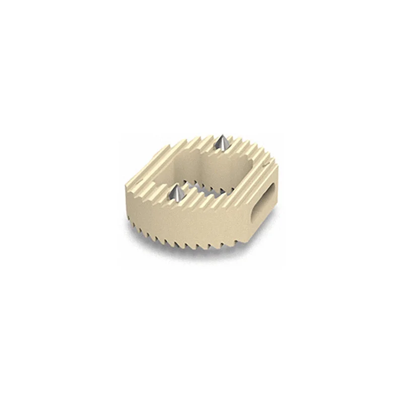 spine implants Lumbar Titanium Cage belong to orthopedic implants and fixation