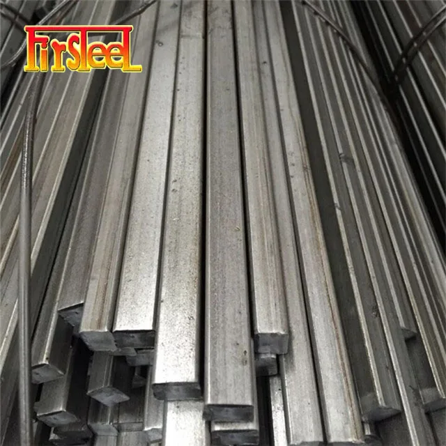 First steel Q235 Q195 S235 16mm 12mm 10mm 8mm small steel cold drawn twisted square bars sizes list