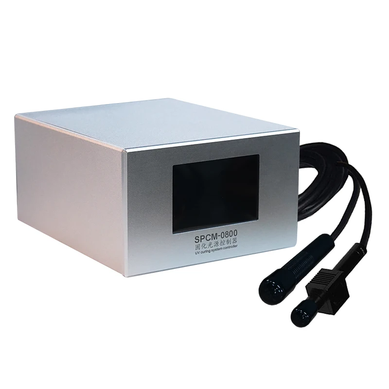 UVLED spot light curing lamp, mini UV curing machine, electronic parts glue bonding light curing lamp with 8 irradiation heads