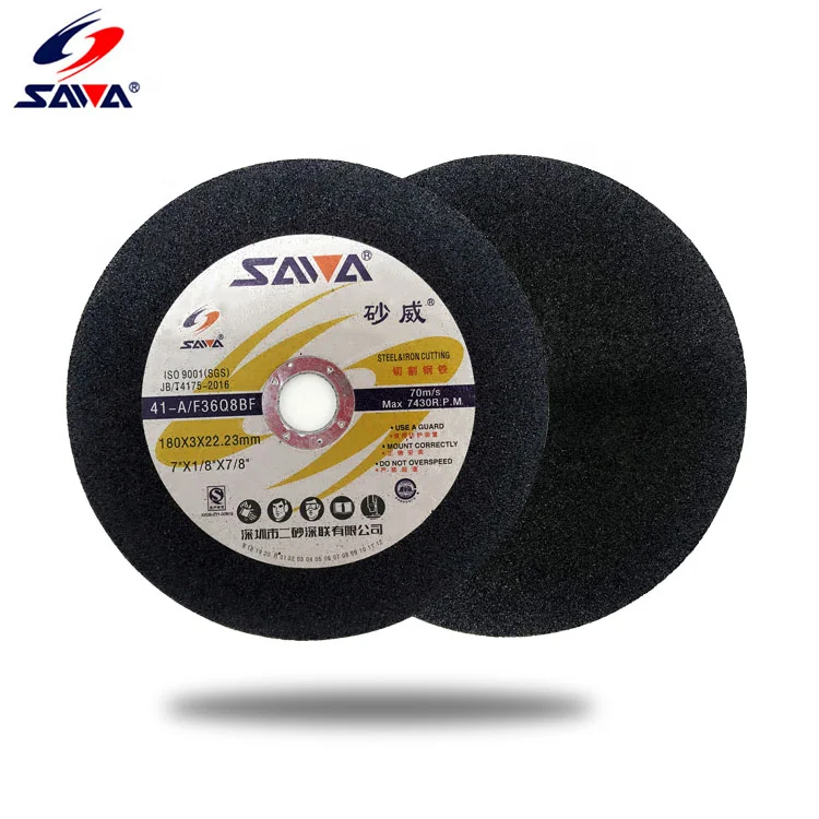 
180*3*22mm 7inch High Quality Sawa Cutting off Wheel Price cut off disc 