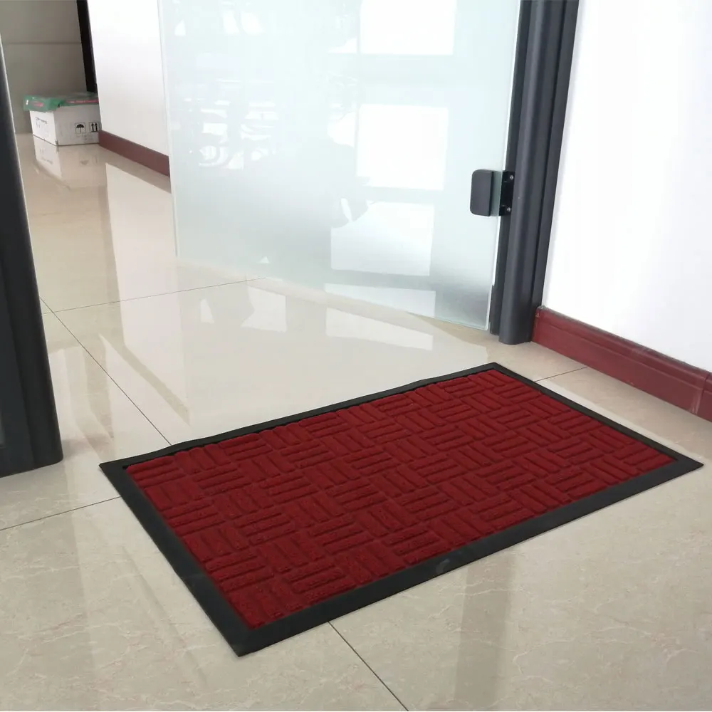Congo Market Gold Hog Golg Mine Tapis Red Black Carpet Pvc Mat Gold Mining Carpet Miners Moss with Rubber Backing