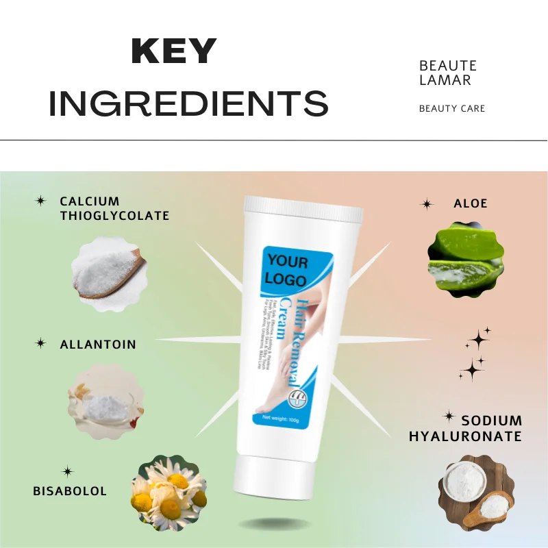 Most popular Quick Body Face Facial Hair Removal Depilatory  Cream for adult boy