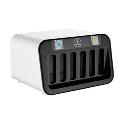 India Portable Rental 12 Slot Commercial Super Sharable Smart Table Sharing Battery Charging Swap Cabinet