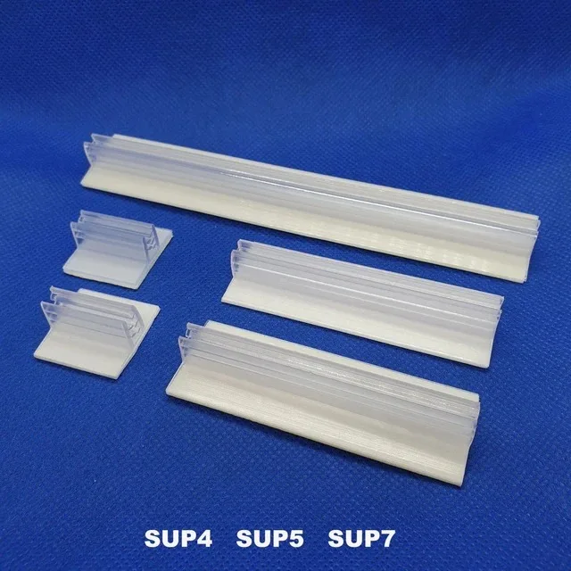 Пластиковая корзина для покупок на говоруна полки SuperGrip знак Показать карты ценникодержатель с клейким основанием