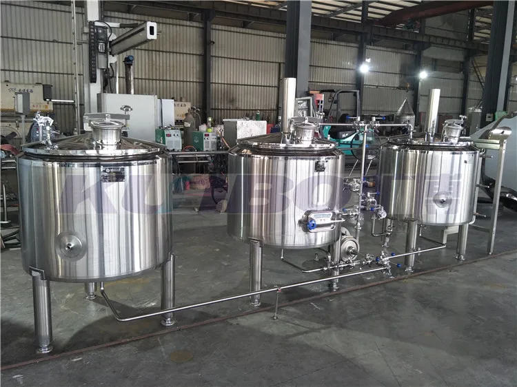 KUNBO Fresh Draft Craft Beer Brewing Equipment Machine