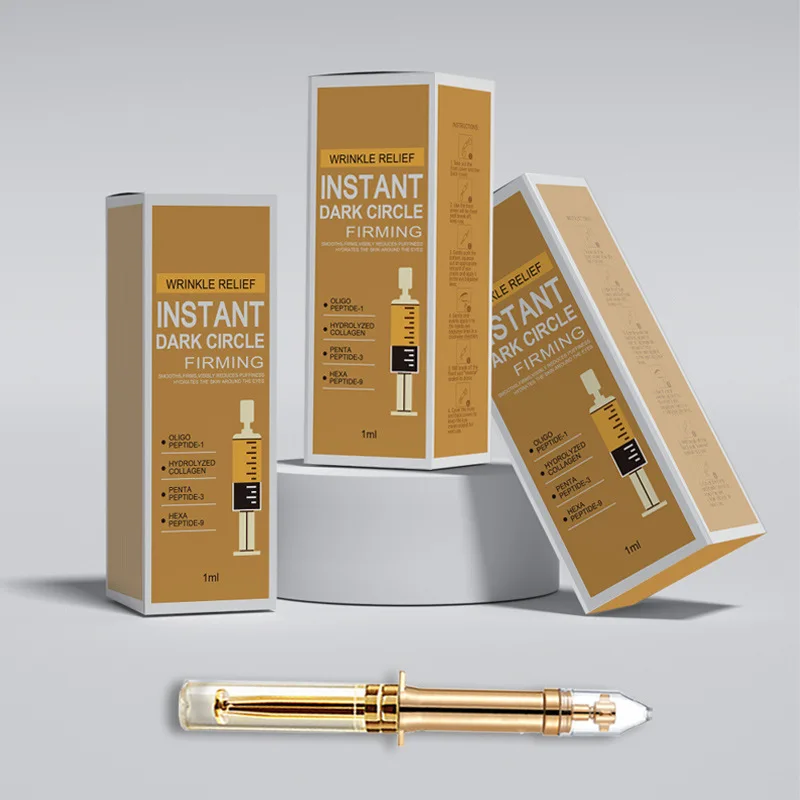 Private Label Vega Remove Dark Circles Bag Wrinkle Removal Anti Aging Retinol Peach Gum Tightening  Under Eye Cream