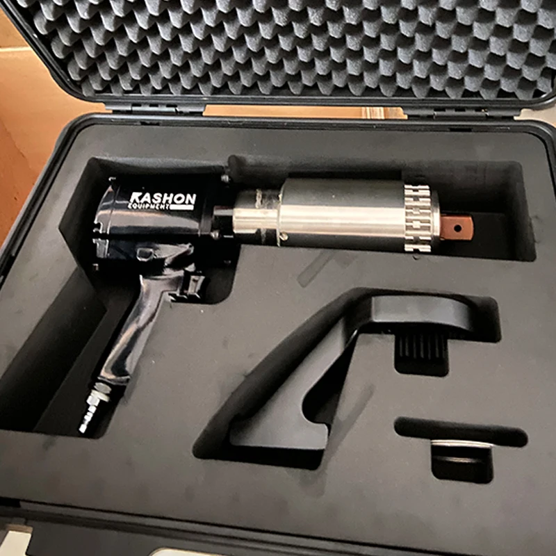3000Nm 1' Adjustable Automatic air Shut-off Pneumatic Mobile Hydraulic Impact Torque Wrench Holder Truck Tool Supplier Price