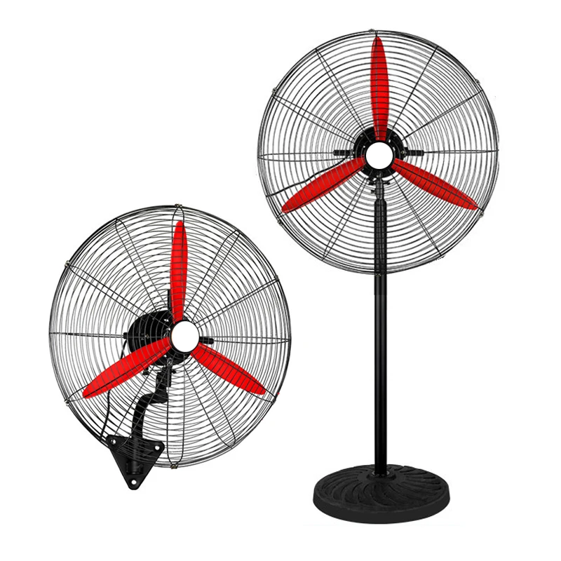 20/30 дюймов высококачественный высокоскоростной наружный Электрический настенный Осциллирующий вентилятор для мастерской металлический промышленный