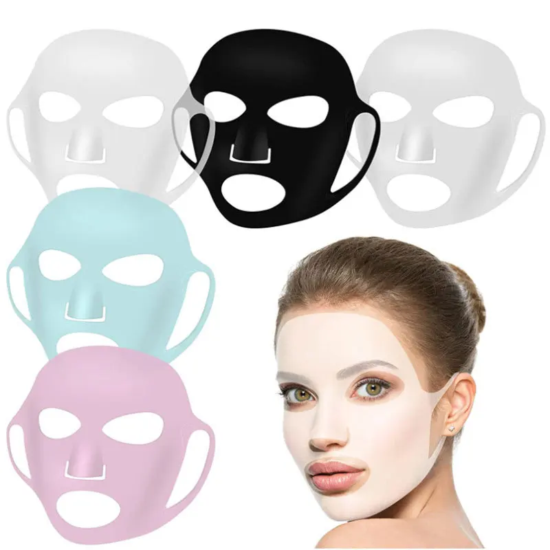 Human Reusable Silicone Face Mask with Ear Loop Skin Care Cover silicon maskes for face
