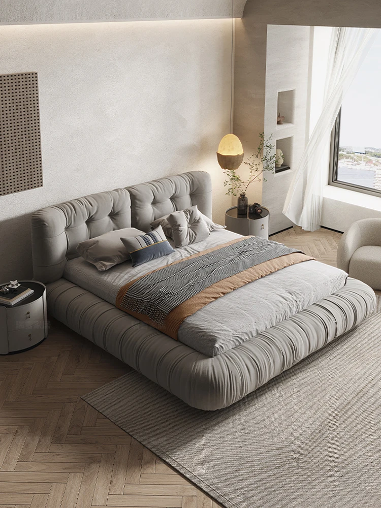 fabric bed  wholesale hotel bedroom bedding furniture set double luxury wooden king size up-holstered beds