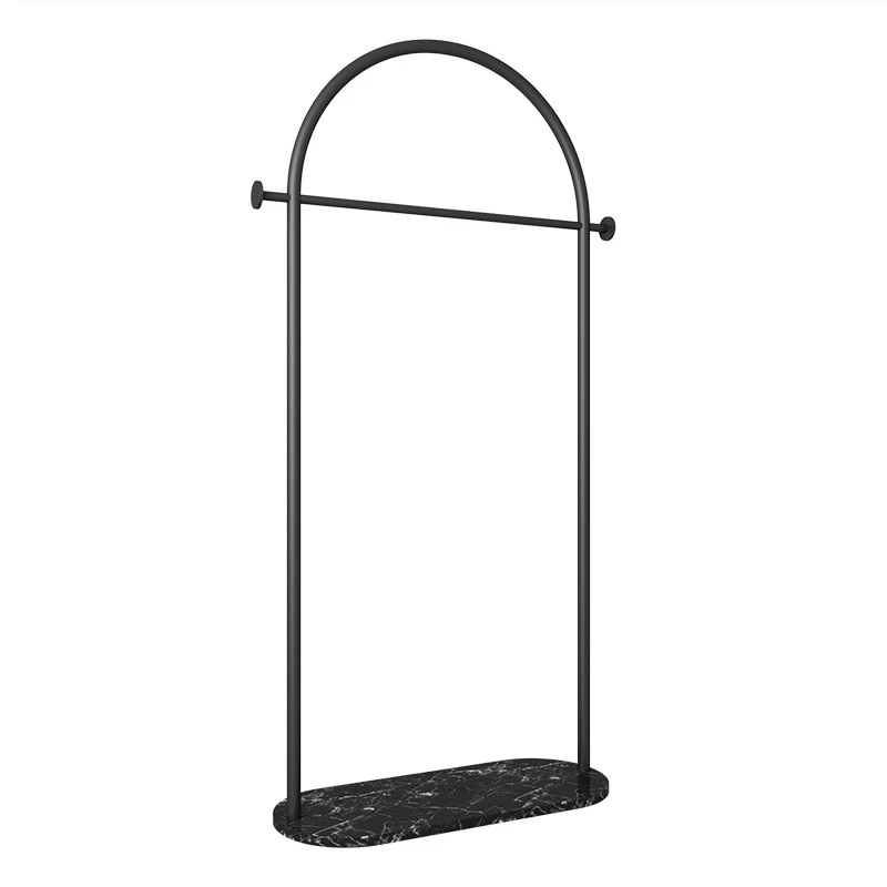 Simple floor hanger indoor household clothes hanger multi-functional living room pole coat rack dtorage rack