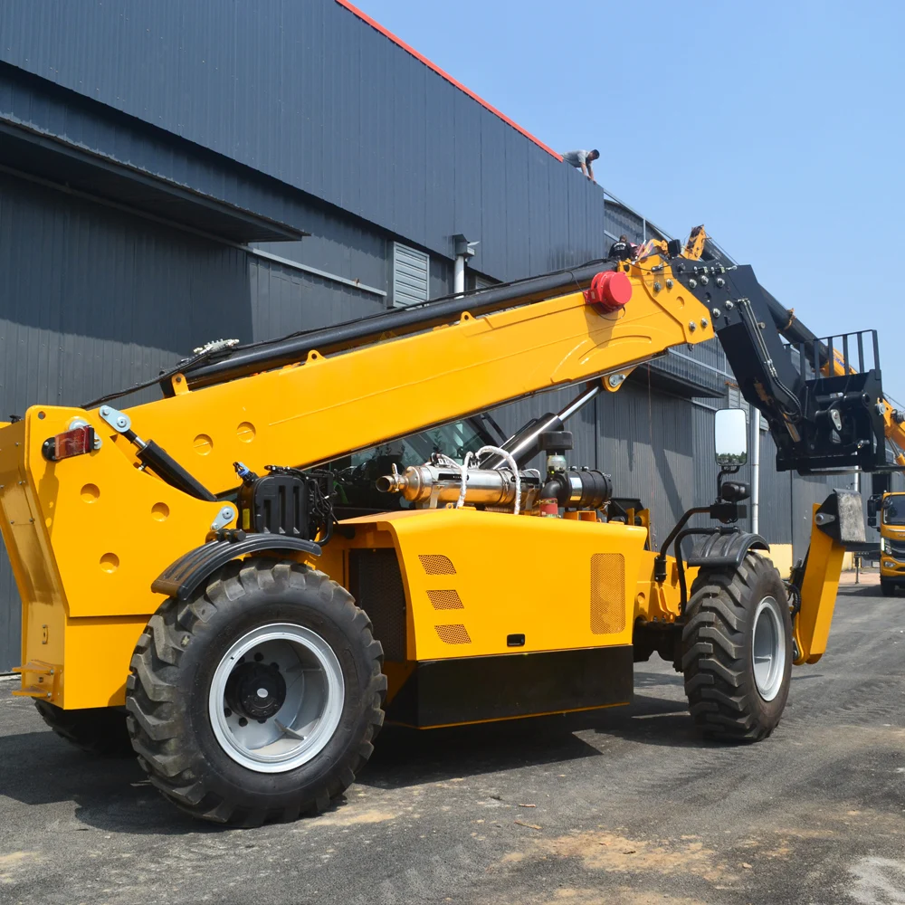 18m telescopic handler forklift custom cargo fork  3.5tons diesel forklift  telehandller price all terrain forklift 5ton