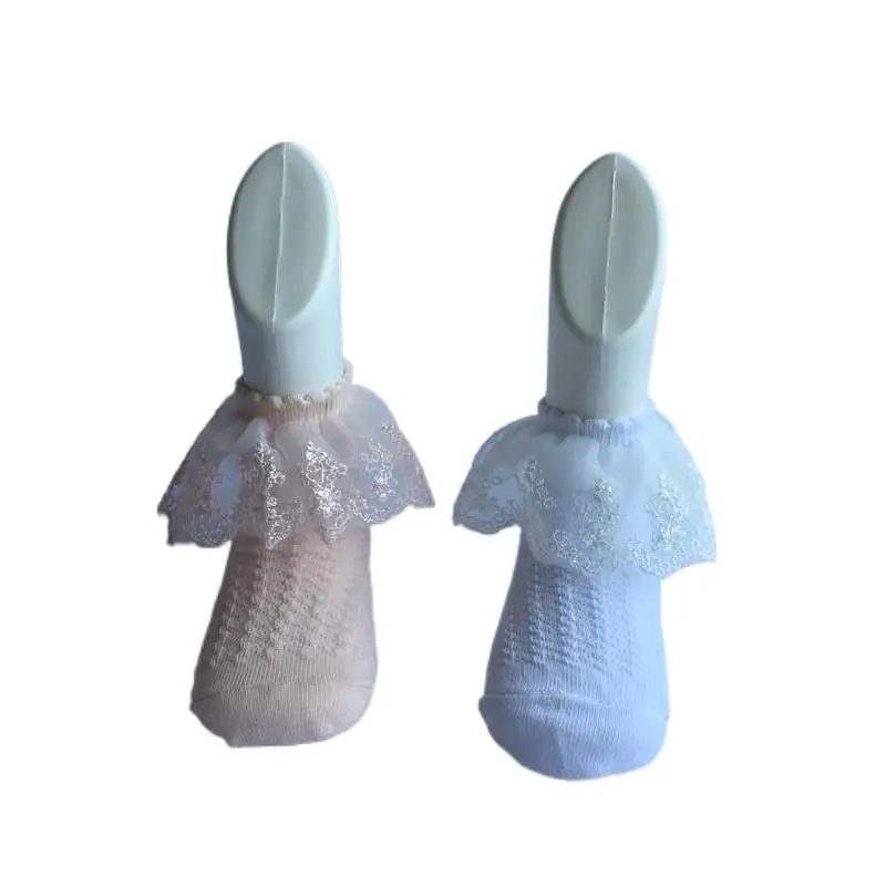 New Summer Candy Colors Retro Dancing Sock Kids Socks With Lace