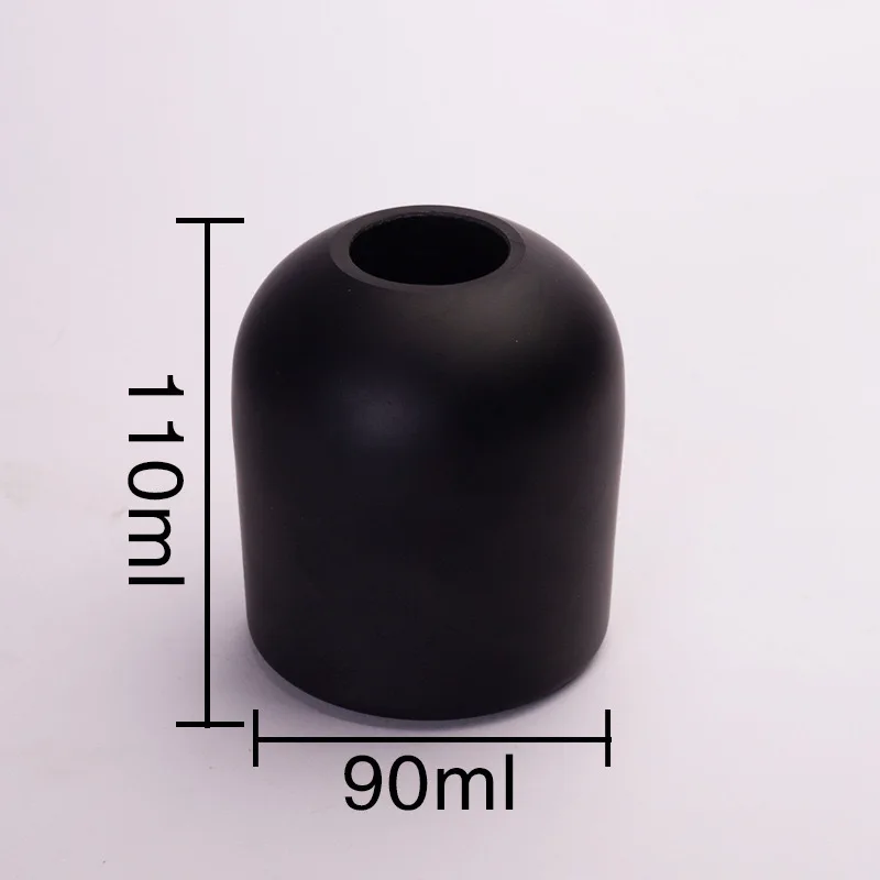 Custom different color 200ml empty diffuser bottle for home decorate round glass diffuser bottle