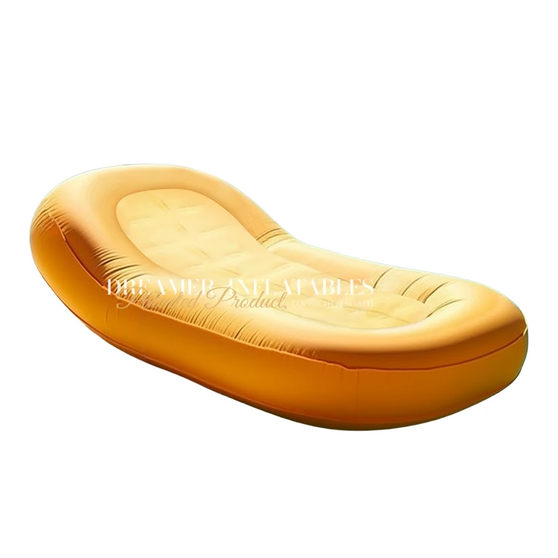 Leisure Inflatable Lounger Swimming Beach Lounger Lazy Air Mattress Waterproof Floating Lounge Chair