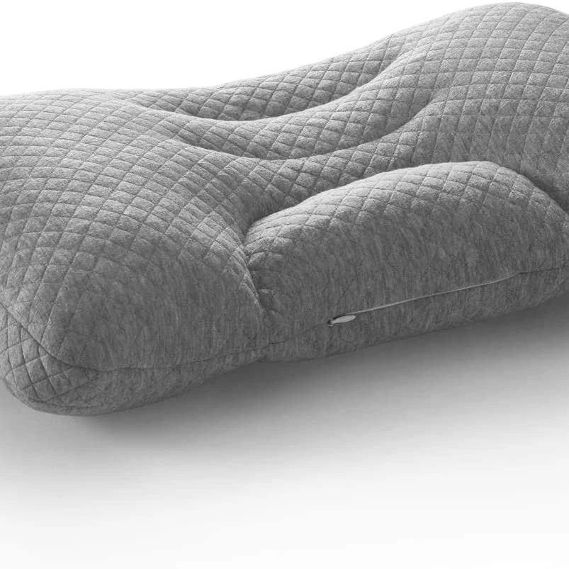 Bed Pillow Sleeping Adjustable Cervical Pillow Fill with Innovative TPE Hose Relief Neck & Shoulder Pain