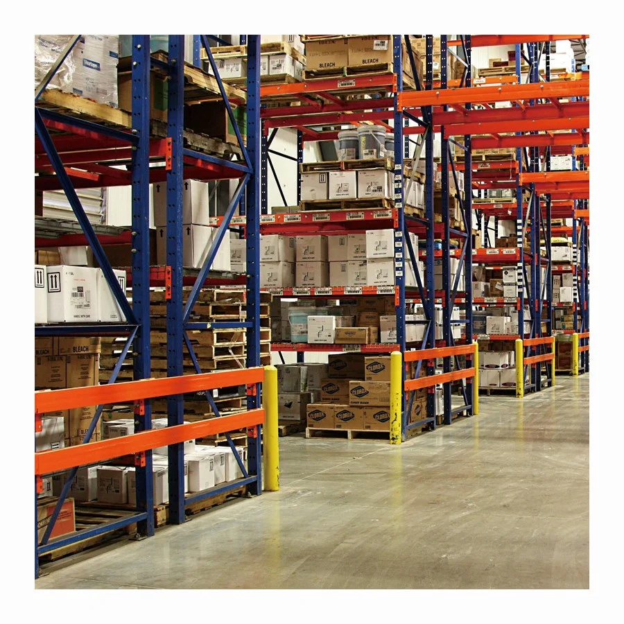 Metal pallet racking warehouse storage heavy duty shelves rack unit for goods storage