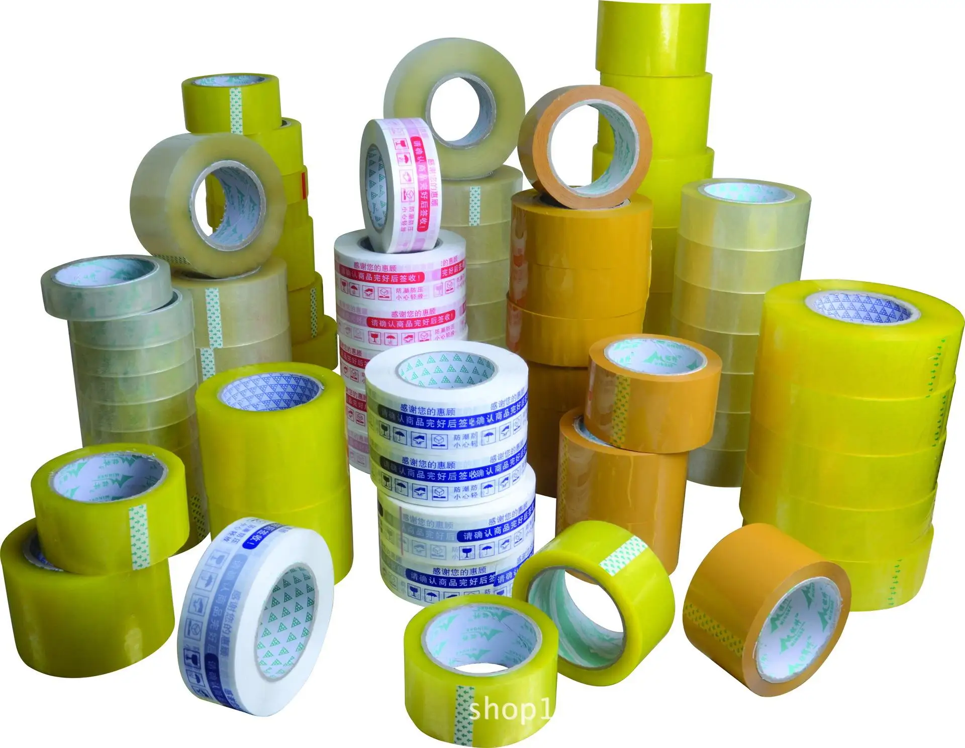 50MIC ADHESIVE COLOURED PACKAGING PLASTIC 2X200 2 INCH DUCT CUSTOMIZED BOPP TAPE