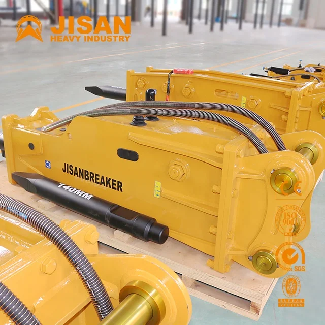 E385 40 Ton Excavator of Holland Hydraulic Breaker Hammer