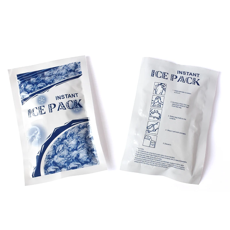 Custom First Aid Medical Non Toxic Ice Wraps Ice Bags Instant Cold Pack Ice Packs