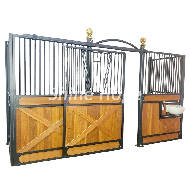 Equestrian outdoor horse stables small 2 stall horse barn inside horse stall