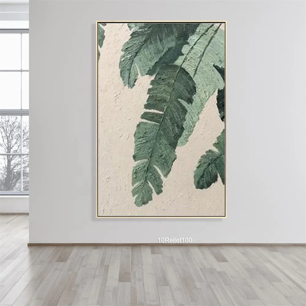 Wall Art Decor Abstract Thick Texture Relief Paintings Wall Painting Picture Handmade Large Sizes Oil Canvas Painting