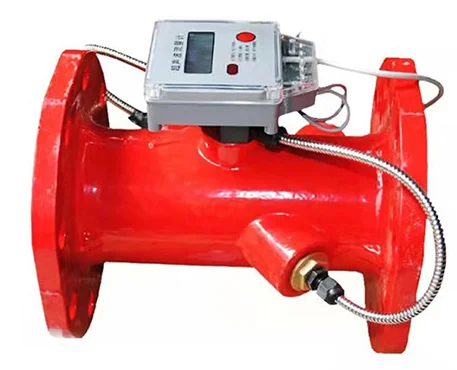 High quality Products 4-inch Ultrasonic  Electromagnetic Flange Digital Converter flow meter