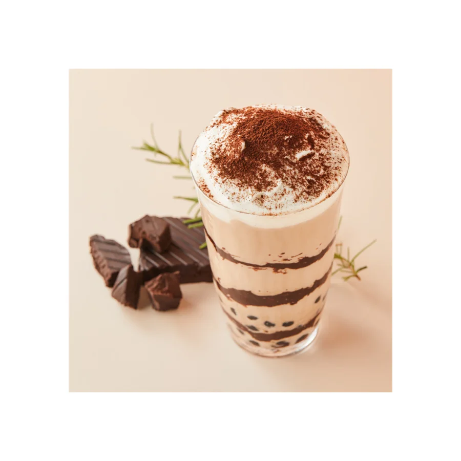 Customized Sizes Instant Chocolate Tapioca Boba Pearl 8 Collections For Tea Topping