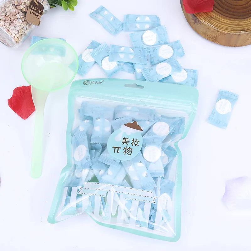 Detail time mask grain 50 pack compression DIY mask mask makeup tools spot complimentary bowl stick