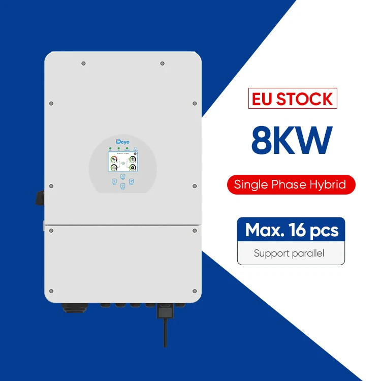 Low voltage 48volt single phase 220v 7kw 7.6kw 8kw 10kw hybrid solar inverter Deye model in stock