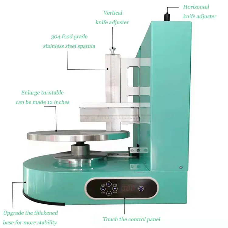 Baking Equipment Small Cake Machine Superior Quality Electric Cake Creamer Icing Machine Cake Coating Smearing Machine