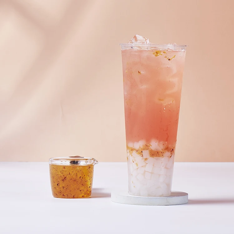 Горячая распродажа! Пузырьковый чай с ингредиентами Nata De Coco для фруктового чая кокосового желе и