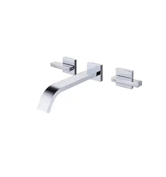 kaiping wash basin tap models Wall Mounted faucet  three hole wash face basin faucet bathroom tapware