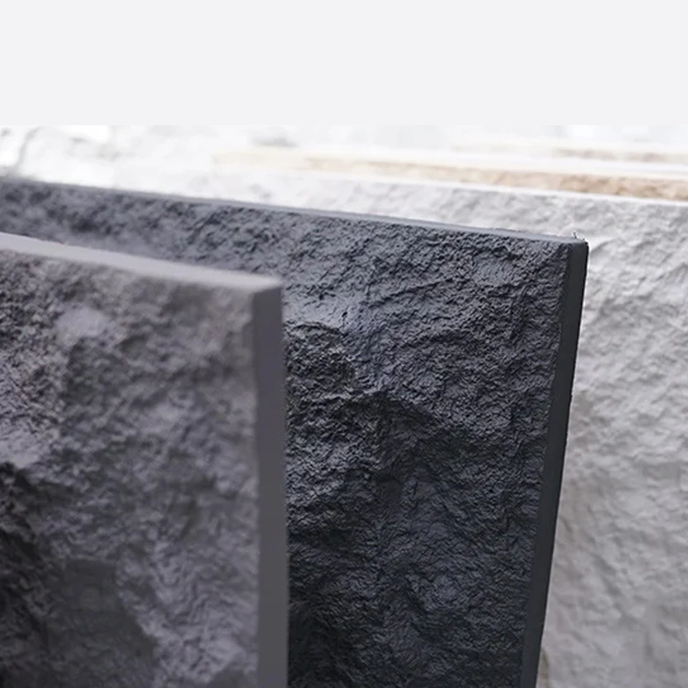 PU Faux Stone Type and Tile Stone Exterior Wall Cladding PU Artificial Stone Veneer