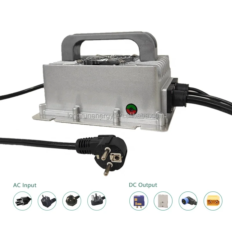 48V 15A20A Battery Charger For Electric Scooter Motorcycle 800W AC DC On Board Charger