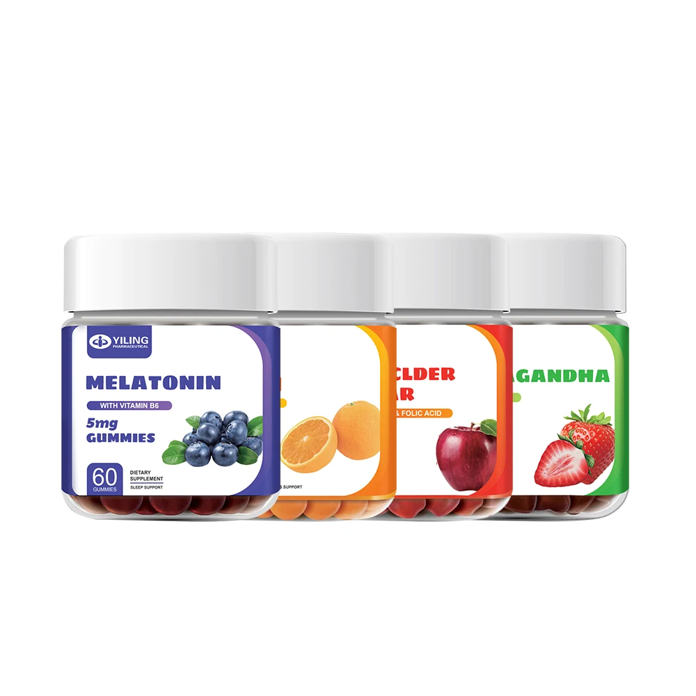 OEM l-glutathion Ashwagandha Vitamin bbl Apple cider vinegar biotin Bear Gummies weight loss Hair Skin Nails candy