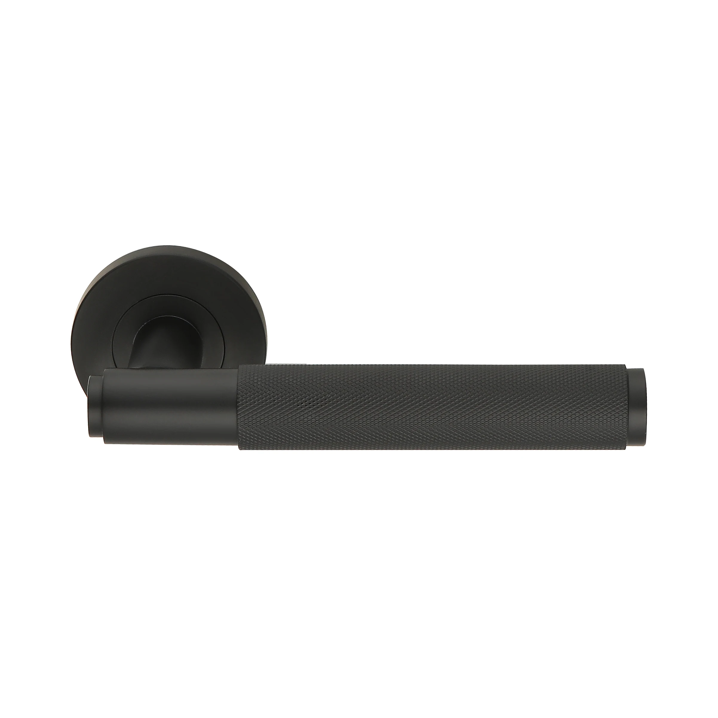 Drop Shipping Hardware Round Rosette Entrance Door Handle Stainless Steel Door Handle Lock