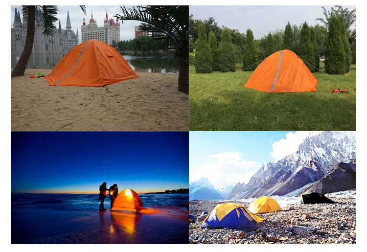 
3-4 person outdoor double layer Folding Breeze Easy Setup inflatable dome tent 