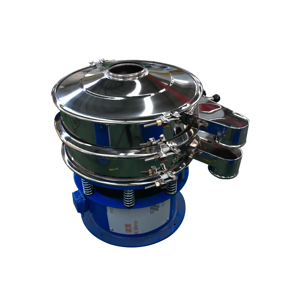 Pantalla De Separacion Polvos Separator  Rotary Vibrating Sifter Screen Rotary Soil Sieve Vibrating Screen Design