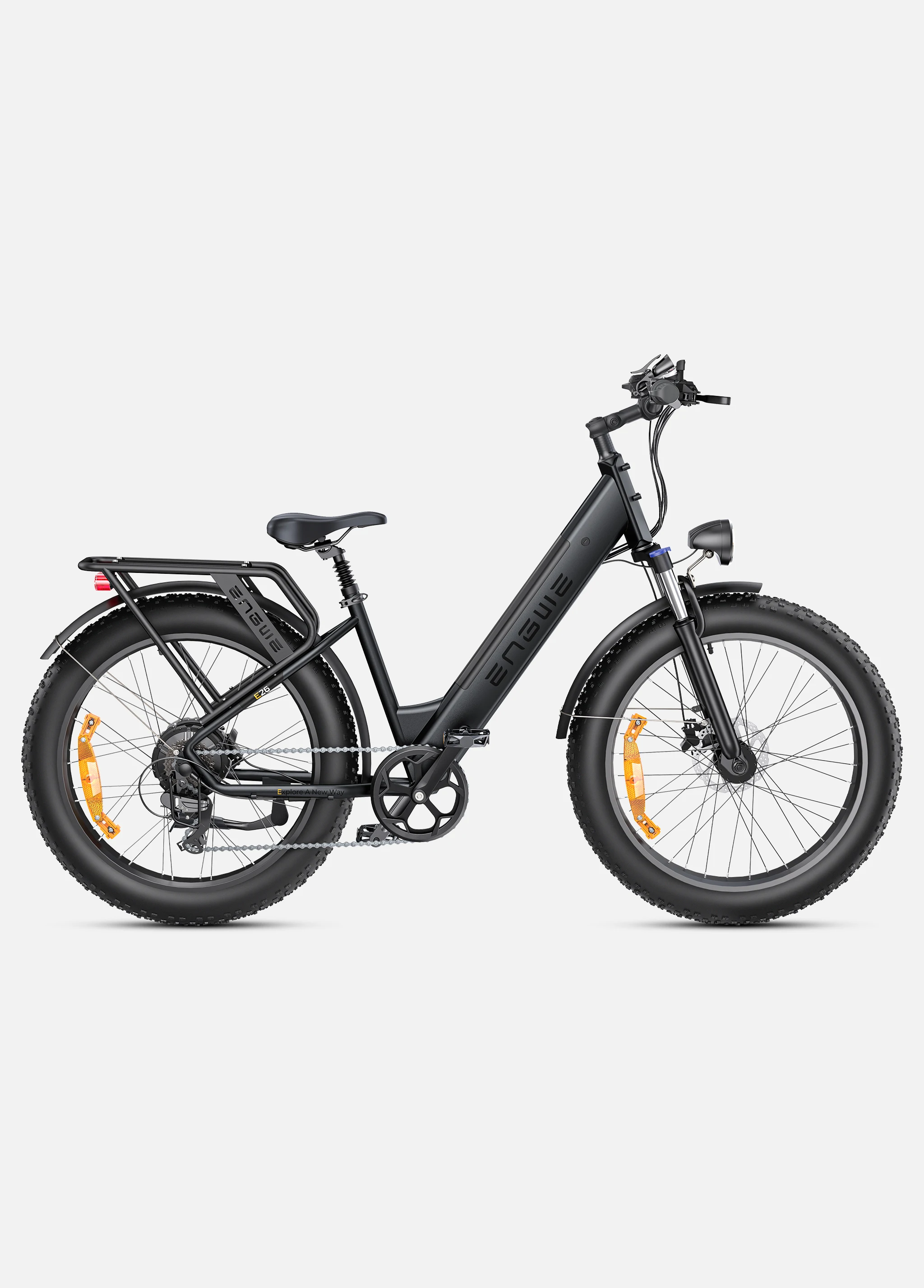 ENGWE Ebike 26*4.0 Inch Fat Tire Off Road Ebike 1000W 48V 16Ah Powerful Mountain rear rack ebike battery Bicycle for commuting