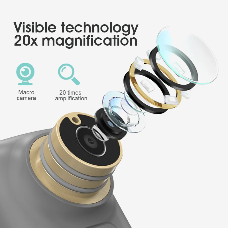  Electric Acne Clarifier Visualized Blackhead Sucker for Personal Facial Deep