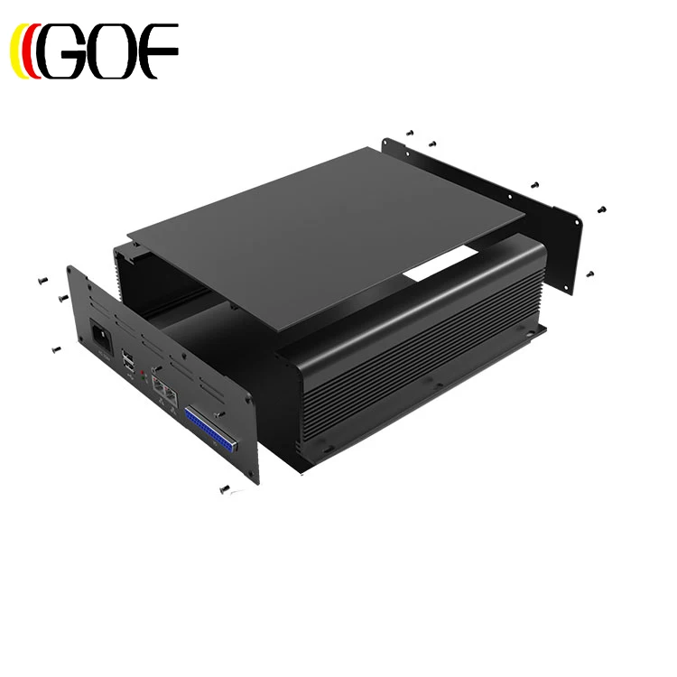 GOF Extrusion Box Aluminum Instrument Die Casting AMP Enclosure Power Bank Monitor Housing
