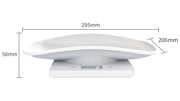 Plastic Mini Digital Baby Pet Scale HD LCD Display Measure Tool Infant Baby Pet Body Weighing scale