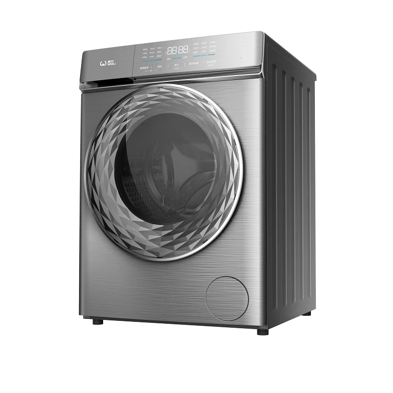 Freestanding Washing Machine  WiFi Connected, C, 10 kg, 1600 rpm, Black