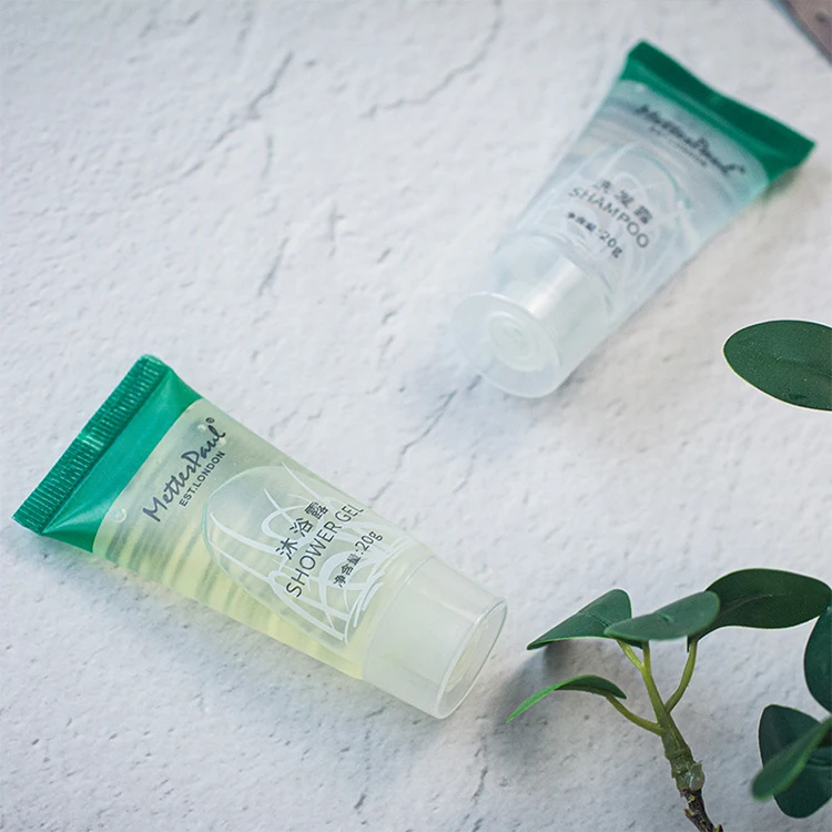 Hotel Club Disposable Toiletries Nordic Simple Packaging Disposable Shampoo Shower Gel Hair Care Moisturizer