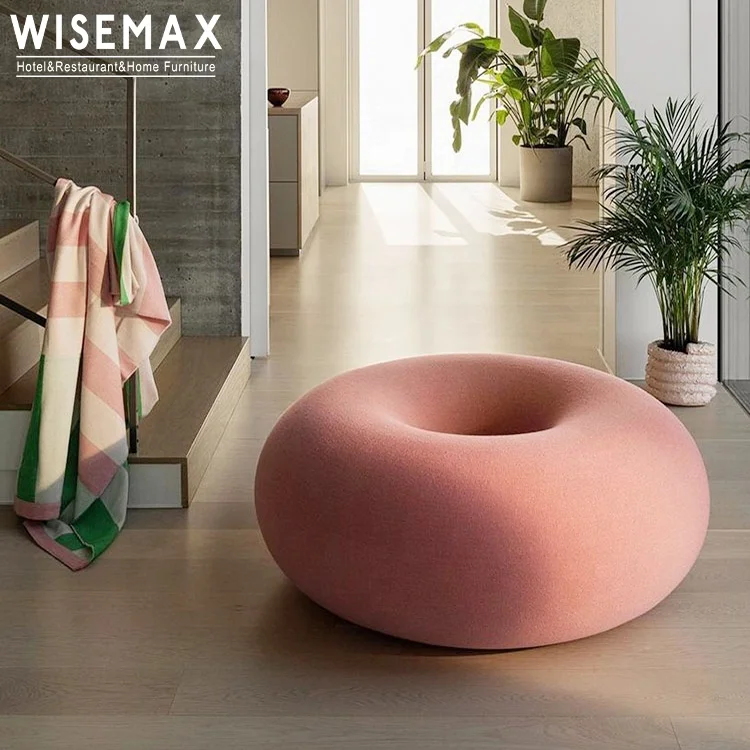 Мебель WISEMAX современный дизайн для спальни Круглый Бархатный оттоманка круглой формы гостиной