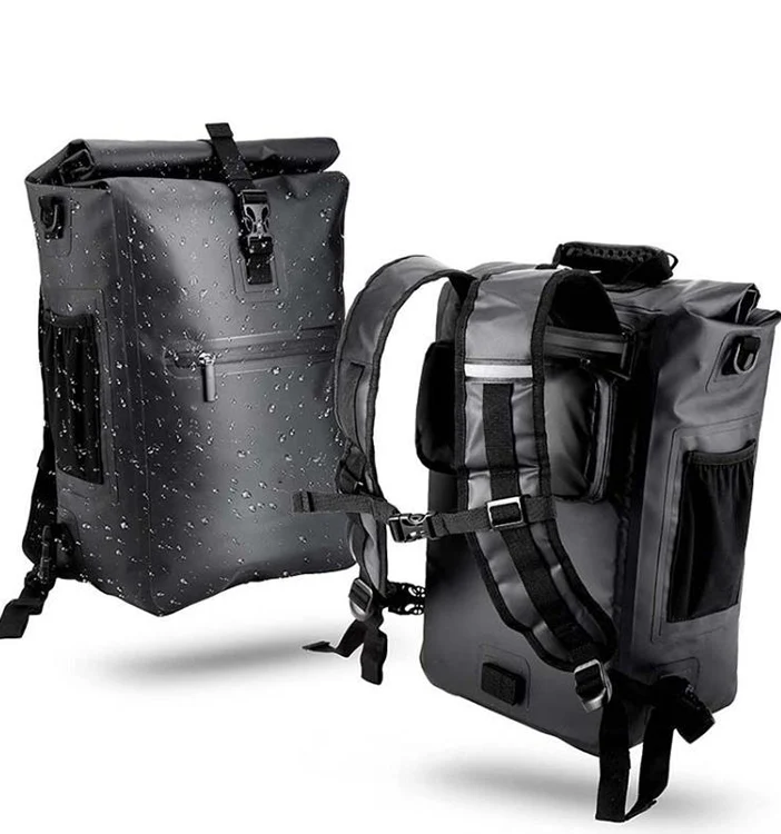 Factory Wholesale Waterproof Bicycle Rear Rack Seat Trunk 23L 3-in-1 mtb Bike Bicycle Bag