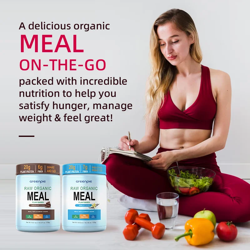 Greenpie Meal Replacement Supplement Post workout Weight Mass Gain Chocolate Whey Protein Milkshake Powder