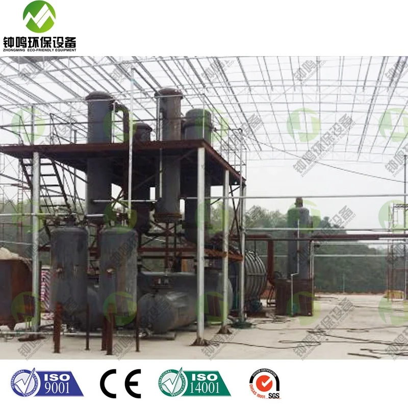 Оборудование для переработки отходов шин для производства дизельного топлива