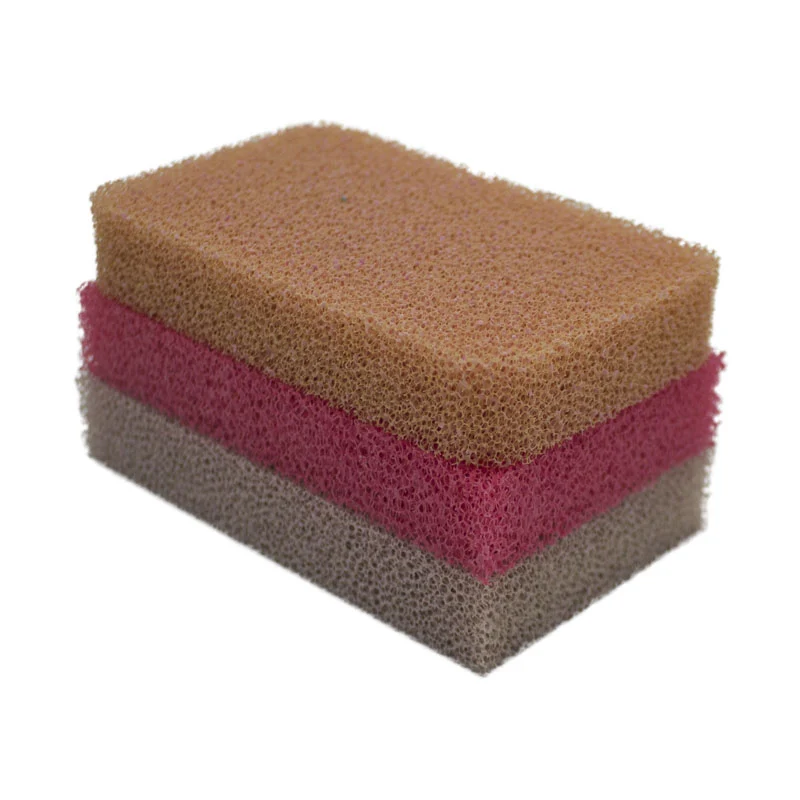 Factory Custom High Density High Rebound Strong Durable Silica Gel Filter Sponge Silicone Dish Sponge